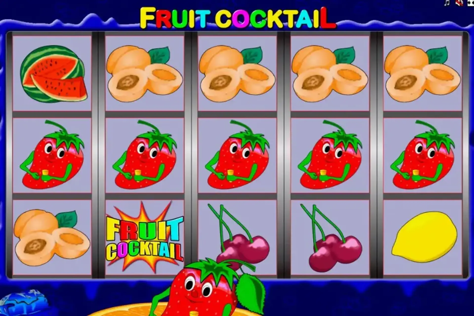 Fruit Cocktail Gameplay – Bonusspiel mit Multiplikatoren
